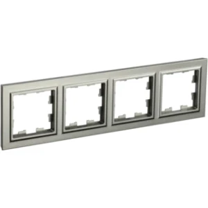IEK BRITE Рамка 4-местная РУ-4-БрШ шампань - BR-M42-K37 IEK BRITE Рамка 4-местная РУ-4-БрШ шампань - BR-M42-K37