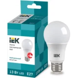 IEK Лампа светодиодная A60 шар 13Вт 230В 4000К E27