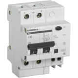 IEK Дифференциальный автоматический выключатель АД12 2Р 40А 30мА GENERICA