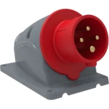 IEK Вилка стационарная ССИ-514 16А-6ч/380-415В 3Р+РЕ IP44 MAGNUM