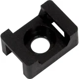 IEK Площадка монтажная ПМ 22х16х6мм под винт черная (100шт)